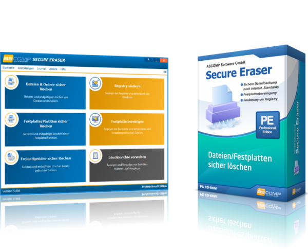 ASCOMP Secure Eraser Professional 6.003 instal the new