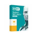 Auf dem Bild ist die ESET Smart Security Premium-Software als digitale Version dargestellt.